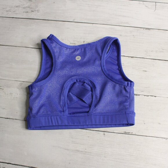 Avia Girl's Size 4-5 Athletic Crop Top Sports Bra - Picture 4 of 4